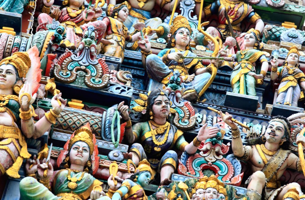 hindu temple statue
