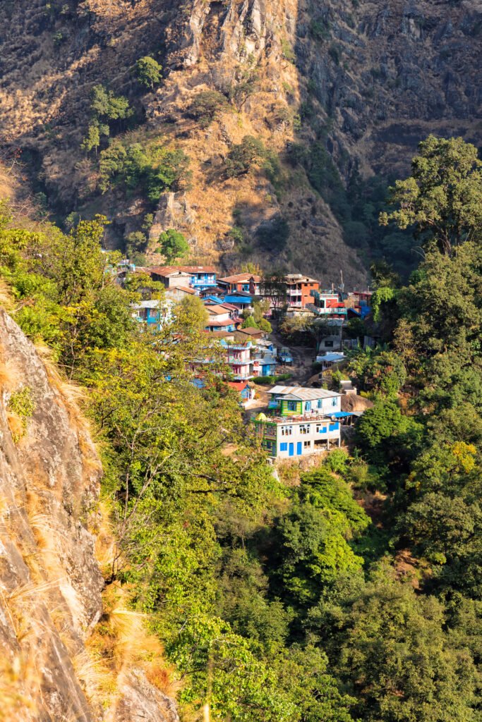 idyllic nepali village located on the annapurna ci 2025 10 13 14 37 04 utc