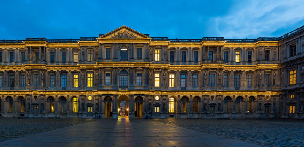the louvre in paris france