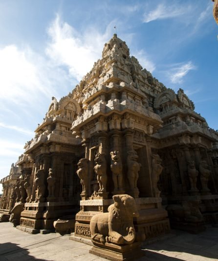 kailash nath shiva temple, kanchipuram, tamil nadu